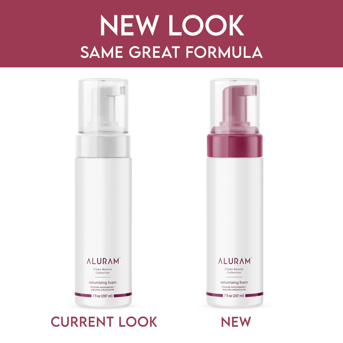 ALURAM close-up of lightweight foam texture for airy volume