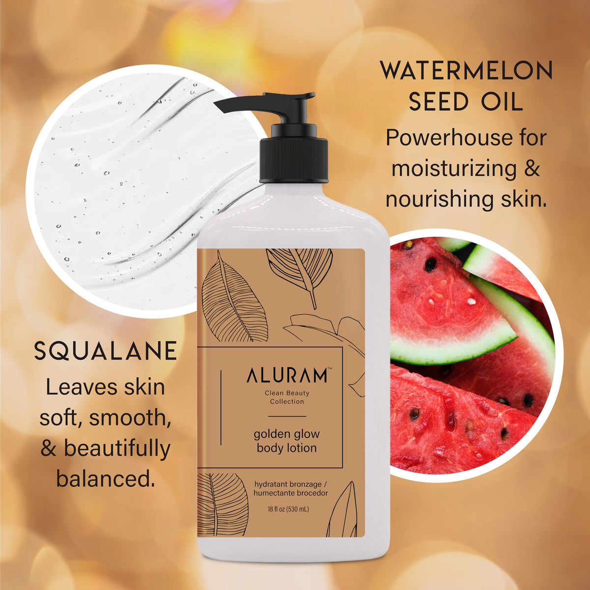 ALURAM applied on hand demonstrating even blend and immediate softness benefit
