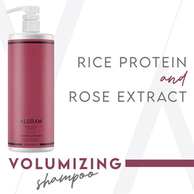 ALURAM back label close-up listing botanical ingredients and benefits