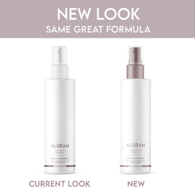 ALURAM fine spray mist dispersing for even application and lightweight hydration benefit