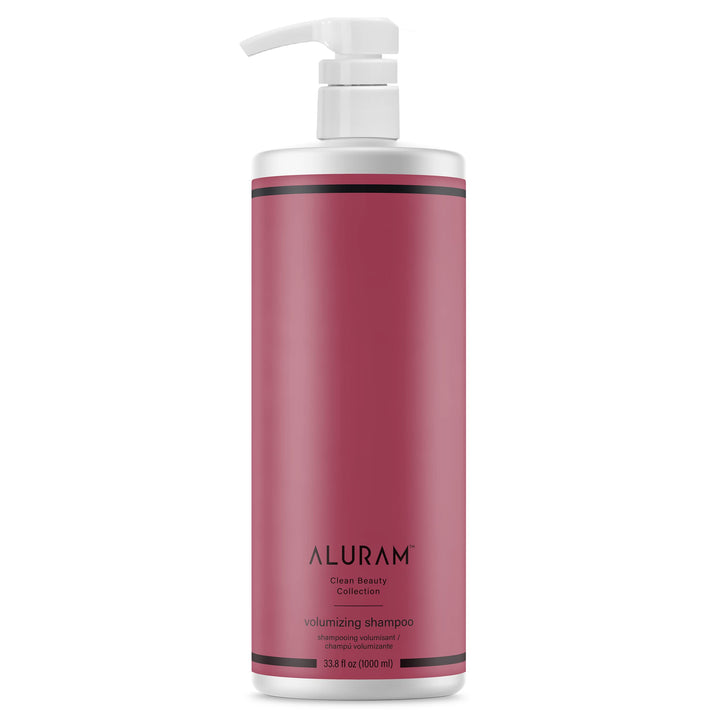 ALURAM front bottle showing clean design and volume benefit