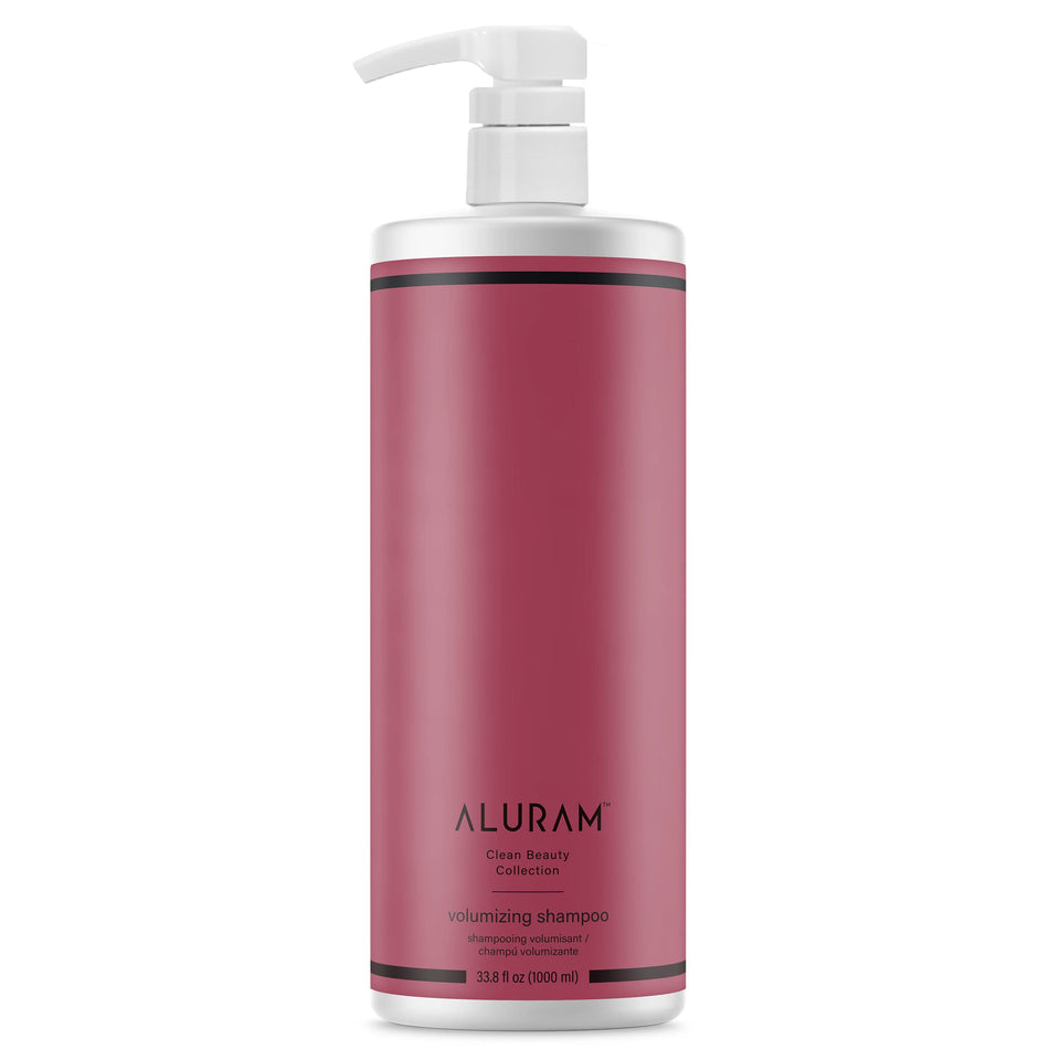 ALURAM front bottle showing clean design and volume benefit