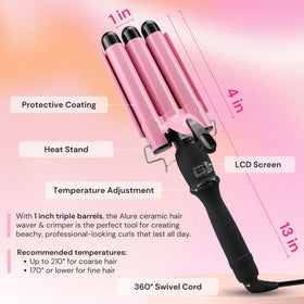 Alure cord and non-slip handle demonstrating tangle-free, comfortable grip benefit