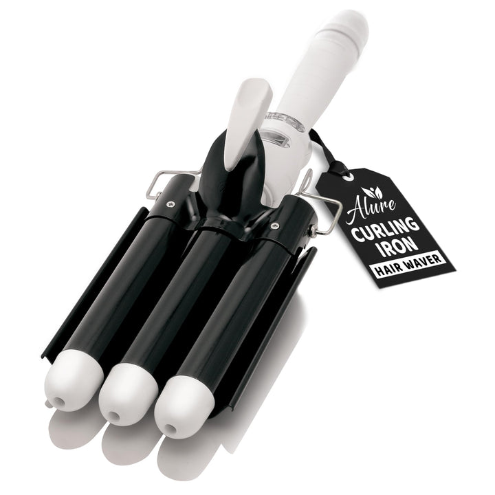 Alure front view three-barrel wand showing design and quick styling benefit