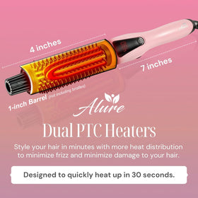 Alure LED display and control knob for easy temperature adjustments
