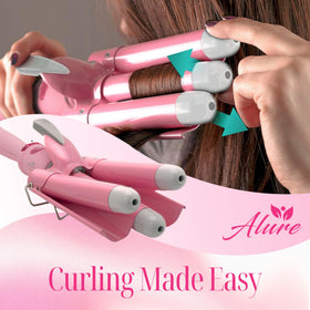 Alure rotatable cord and non-slip handle for tangle-free, comfortable styling