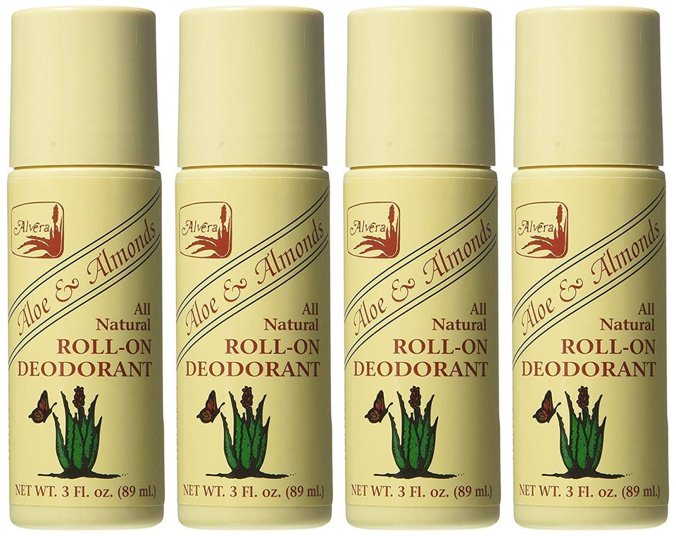 Alvera roll-on front packaging showing four bottles and brand clarity for convenience