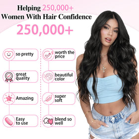 ALXNAN extensions stored with care items, promotes long-lasting softness