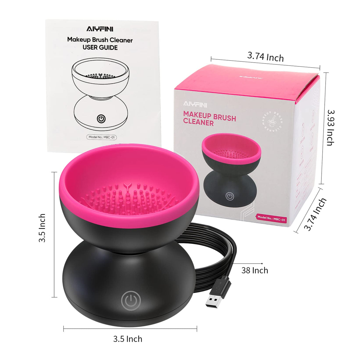 Alyfini on a vanity illustrating tidy storage and travel-ready benefit