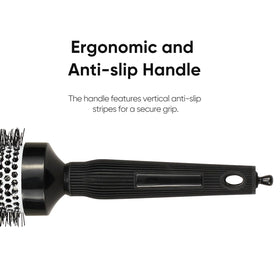 AM 8:00 ergonomic handle close-up offering comfortable non-slip control