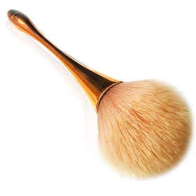 AM RONG MAGIC front view rose gold brush showing sleek handle and full head for quick coverage