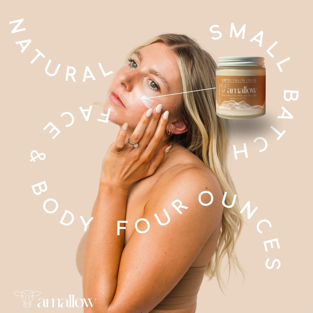 Amallow in bathroom lifestyle setting showing daily routine and calming scent
