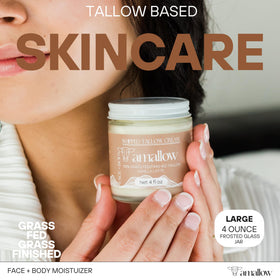 Amallow open jar whipped texture highlighting creamy spreadable hydration