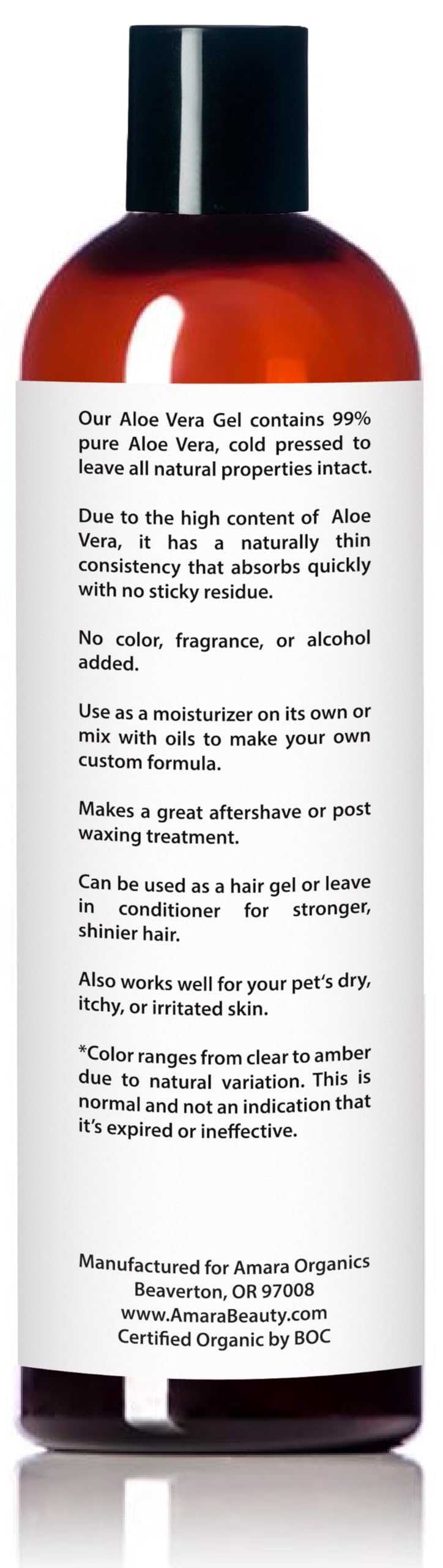Amara Beauty gel texture close-up illustrating smooth, lightweight consistency