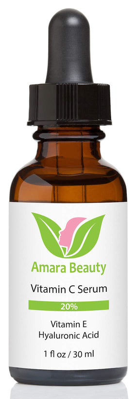 Amara Beauty serum texture on skin showing fast absorption and smooth finish