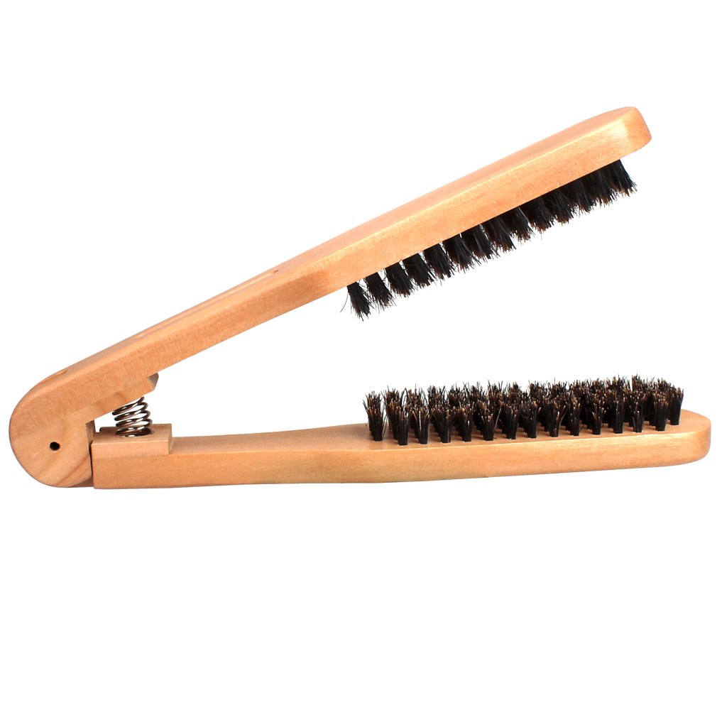 Amariver close-up of nylon and natural fiber bristles for smoothness