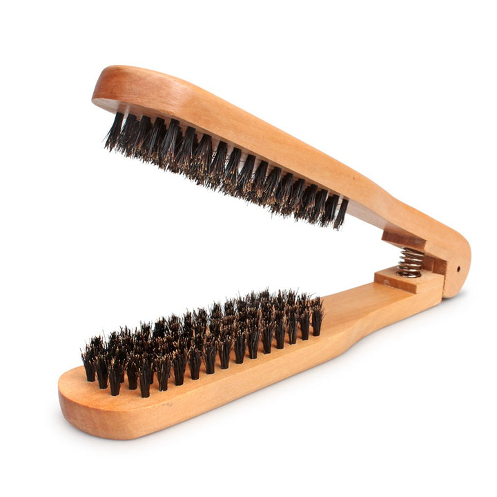 Amariver front view showing dual-brush comb for sleek styling