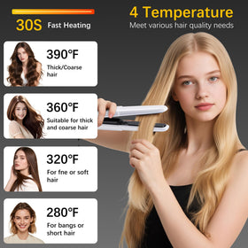 amazebra ceramic plate close-up highlighting even heat distribution and hair protection
