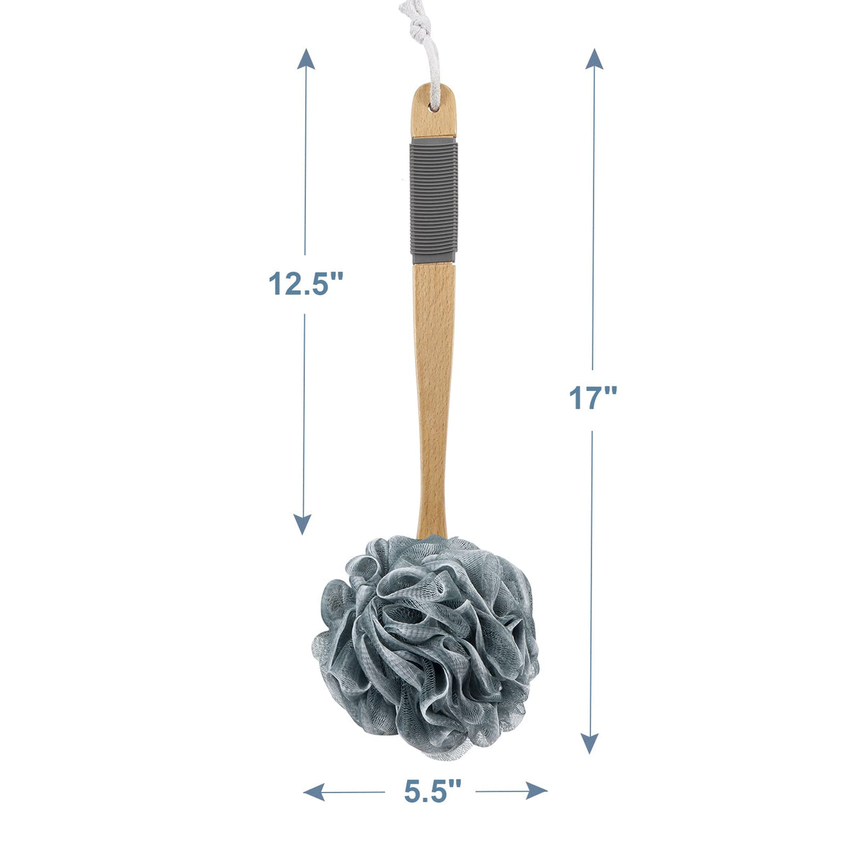 AmazerBath hanging to dry in bathroom to preserve sponge longevity
