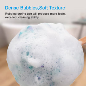 AmazerBath in-use scrubbing back showing extended reach and easier cleansing of hard areas