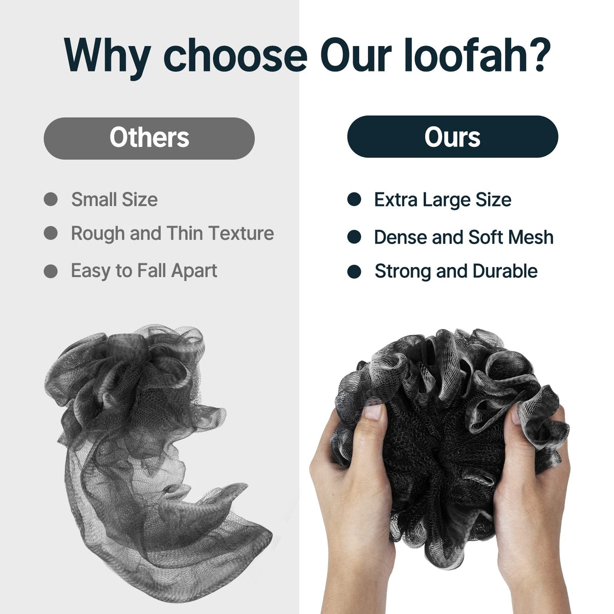 AmazerBath creating rich foam in hand to conserve shower gel