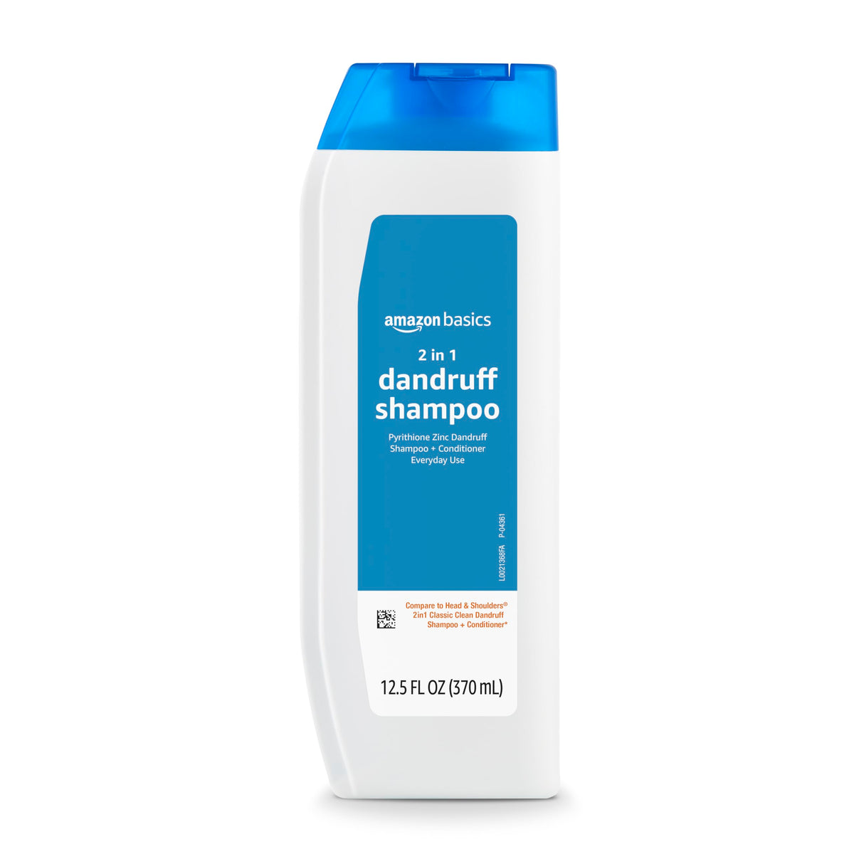 Amazon Basics back label with ingredients and directions, easy-to-read guidance