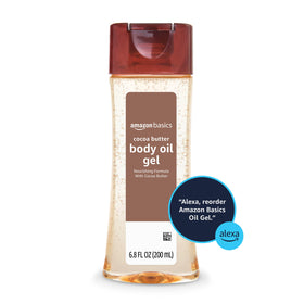 Amazon Basics gel texture close-up highlighting lightweight absorption benefit