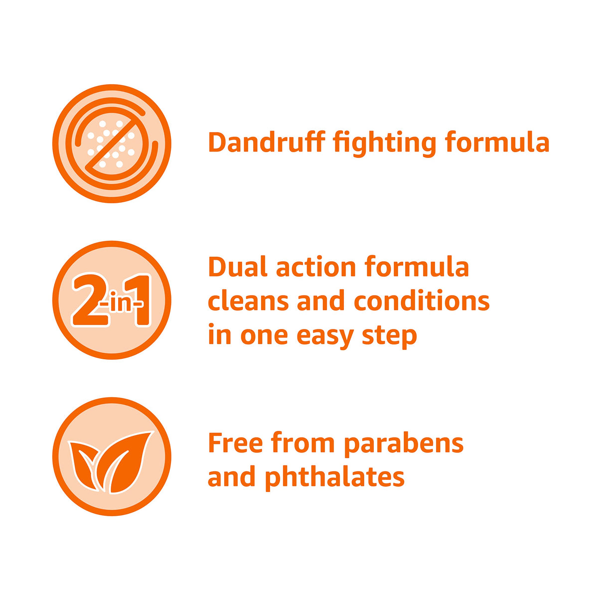 Amazon Basics after-use hair strands appearing smooth, indicates conditioning benefit