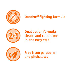 Amazon Basics after-use hair strands appearing smooth, indicates conditioning benefit