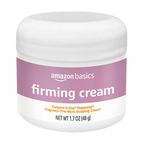 Amazon Basics cream texture close-up demonstrating rich hyaluronic hydration