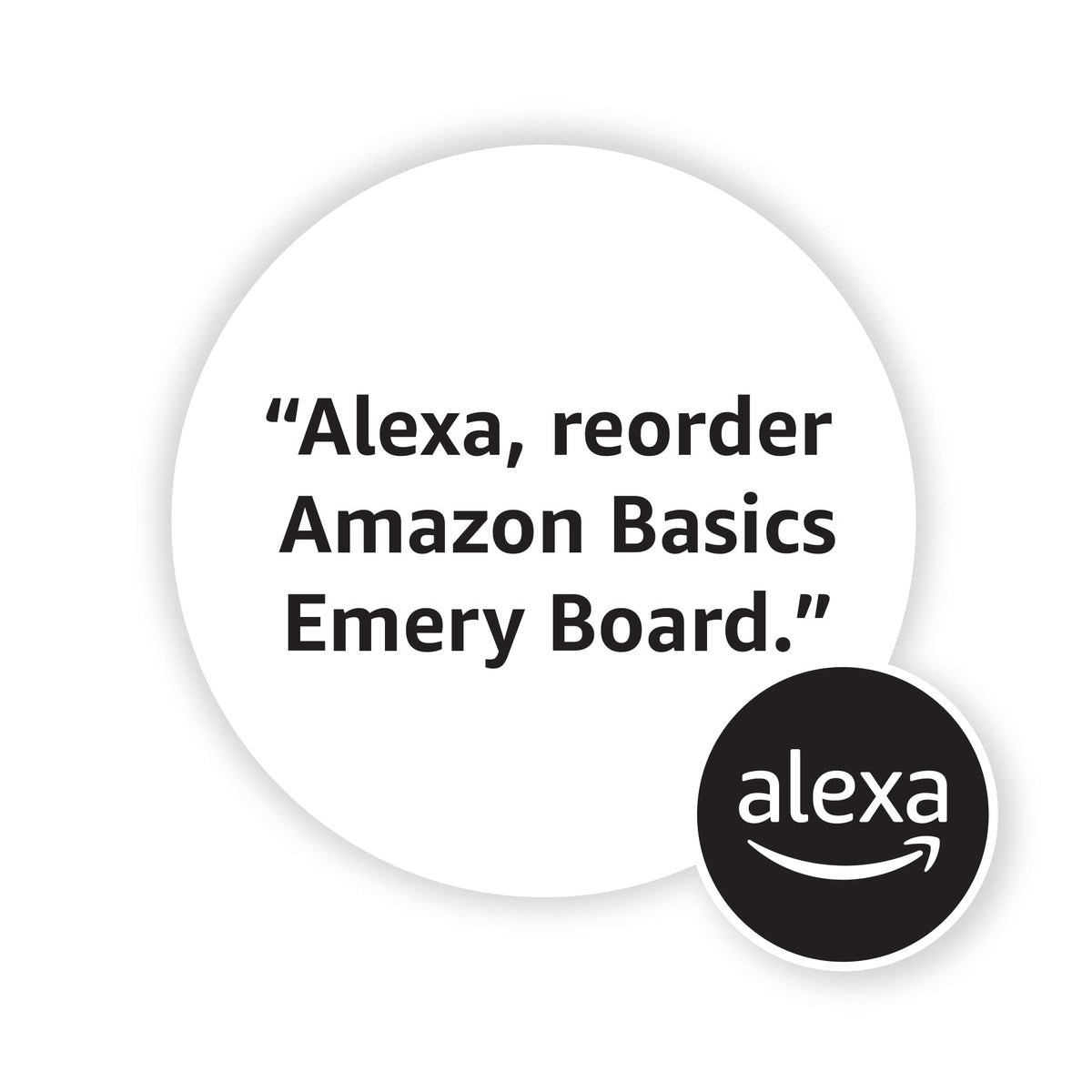 Amazon Basics double-sided view showing two usable faces for longer life benefit