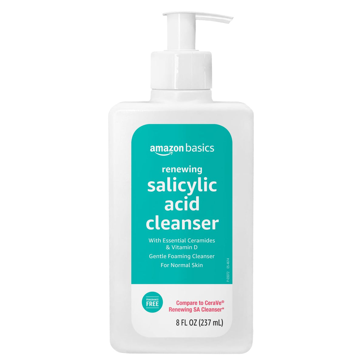 Amazon Basics front packaging showing clean bottle and product name benefits