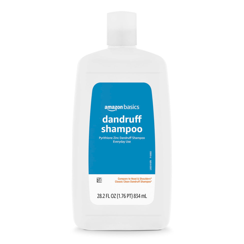 Amazon Basics front label showing product name and size, clear ingredient highlight