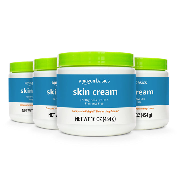 Amazon Basics front packaging jar showing label and size for easy identification
