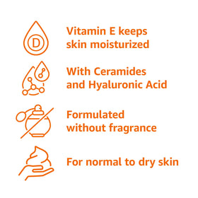 Amazon Basics clear gel texture close-up demonstrating gentle moisturizing benefit