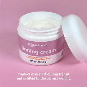 Amazon Basics lifestyle bathroom counter showing the product in a daily routine