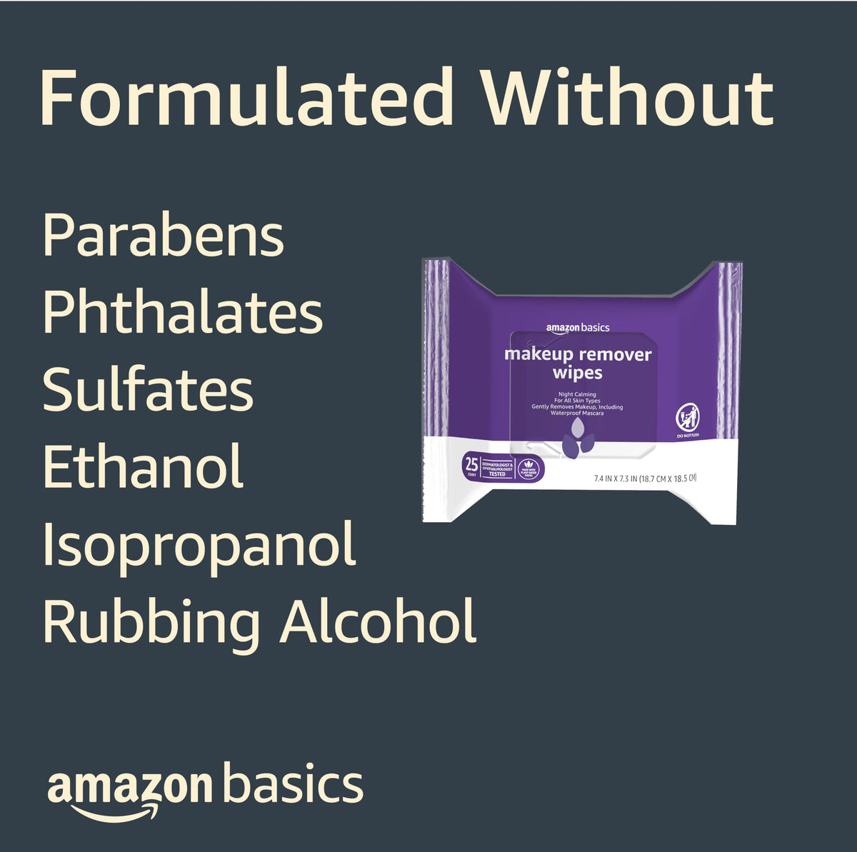 Amazon Basics resealable flap detail showing moisture-locking packaging benefit