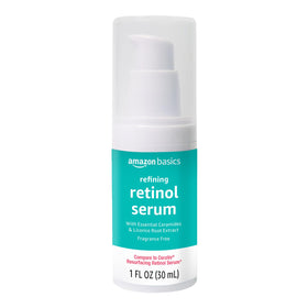 Amazon Basics dropper close-up dispensing serum, precise application and control benefit