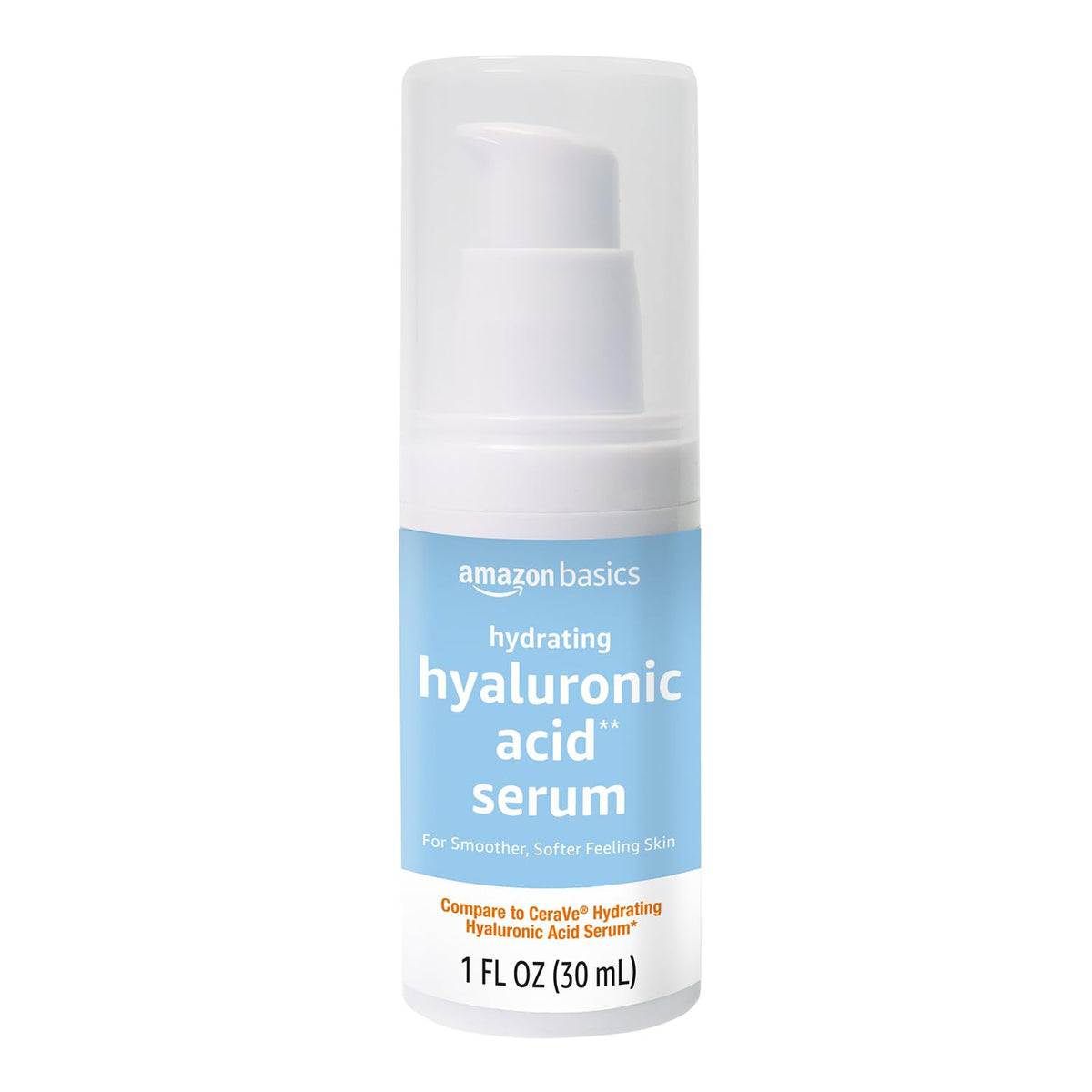 Amazon Basics dropper close-up dispensing clear serum for precise application benefit