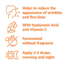 Amazon Basics serum texture close-up demonstrating lightweight absorbent formula