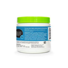 Amazon Basics jar in hand showing scale and value for household use