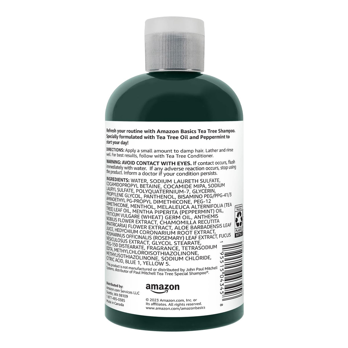 Amazon Basics shampoo being poured and lathered, shows easy application and foam