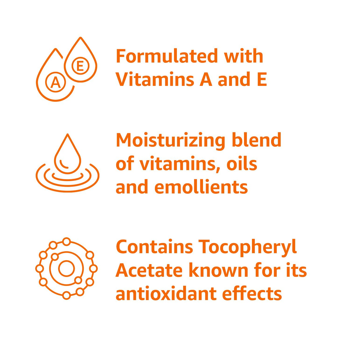Amazon Basics oil drop on skin texture close-up demonstrating quick absorption benefit