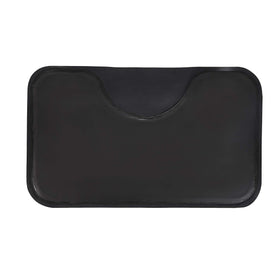 Amazon Basics close-up of textured top surface showing grip and slip resistance for safer footing