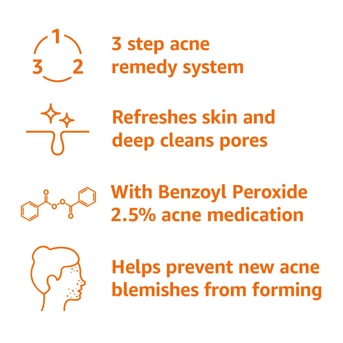 Amazon Basics toner label detail highlighting pore-refreshing benefit
