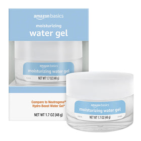 Amazon Basics jar front view showing clean packaging and refreshing hydration benefit