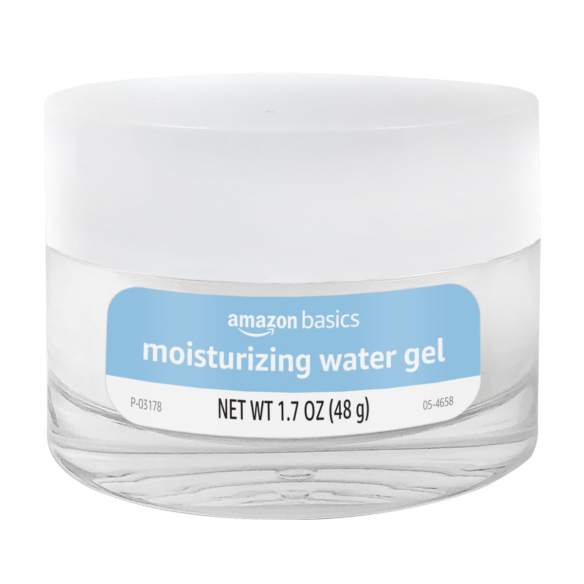 Amazon Basics gel texture close-up highlighting lightweight, fast-absorbing feel