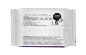 Amazon Basics close-up of wipe texture highlighting soft cloth for gentle cleansing