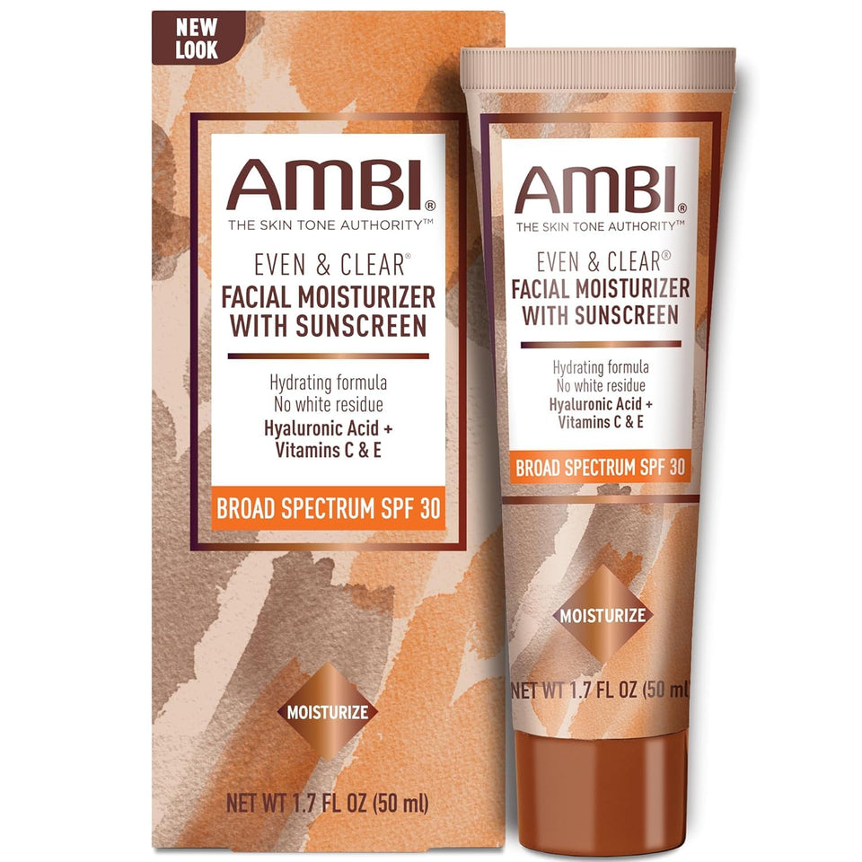 Ambi front packaging showing tube and SPF 30 for daily protection