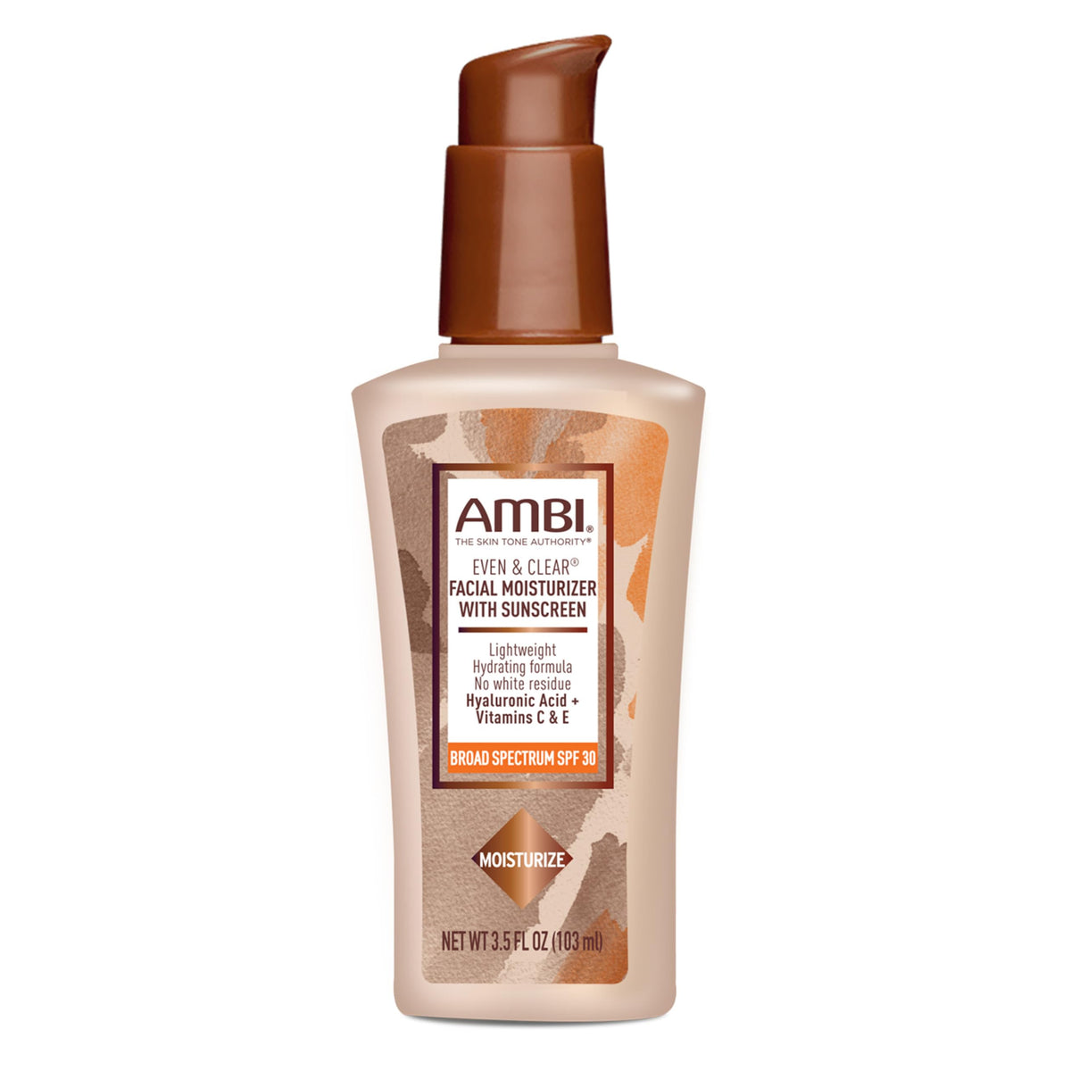 Ambi front packaging showing SPF 30 and benefits